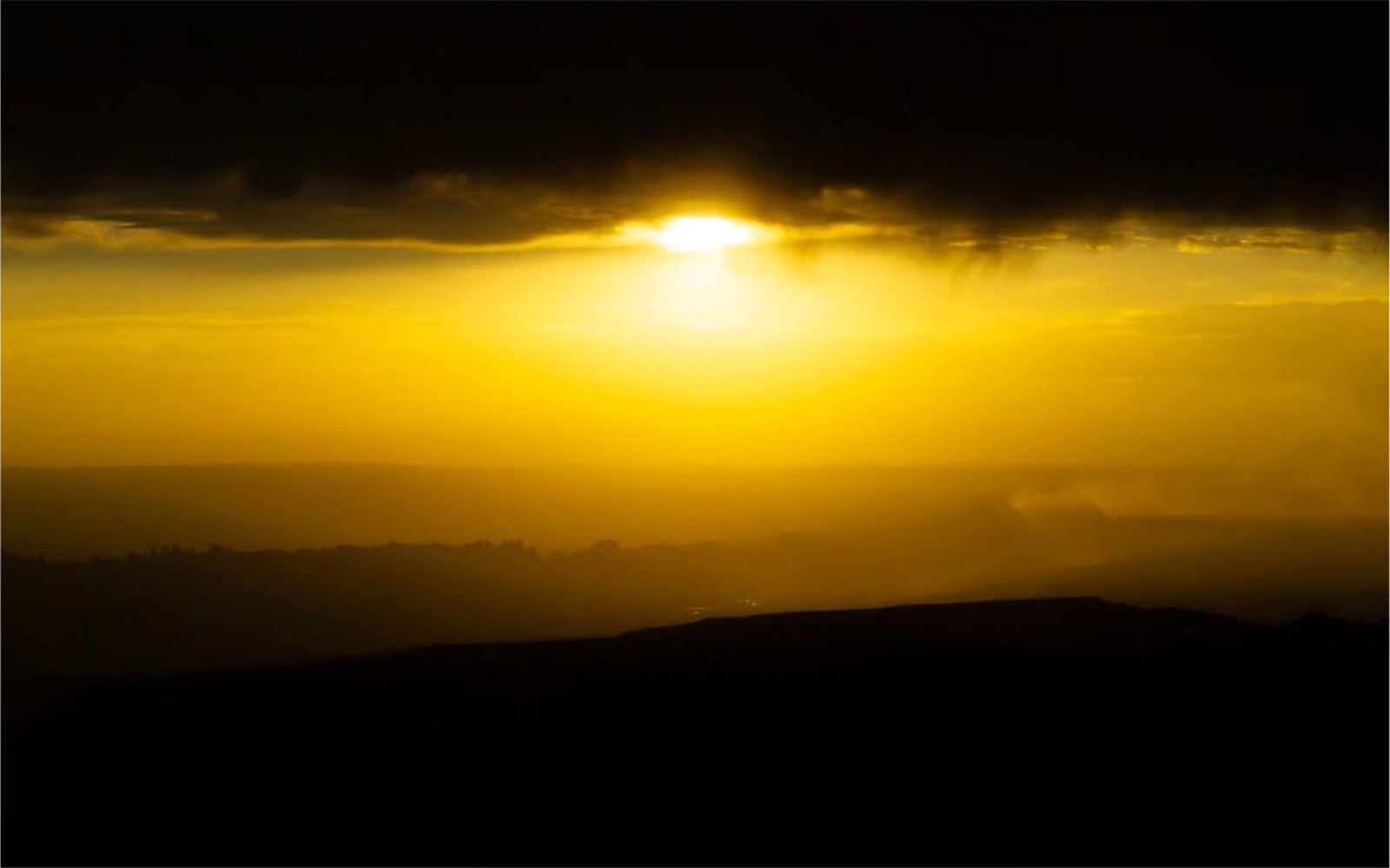 Panorama of the La Sal mountains